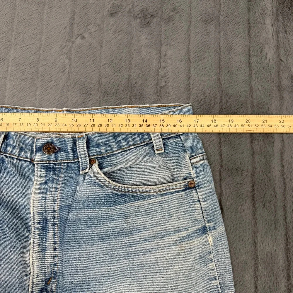 Levis Orange Tab Jeans Mens 33x26.5 Light Blue Vintage Straight Leg Distressed